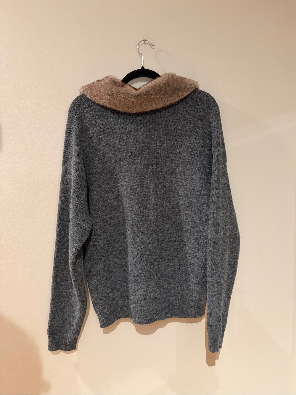 WAYF Gray Button Up Sweater - Picture 7 of 10